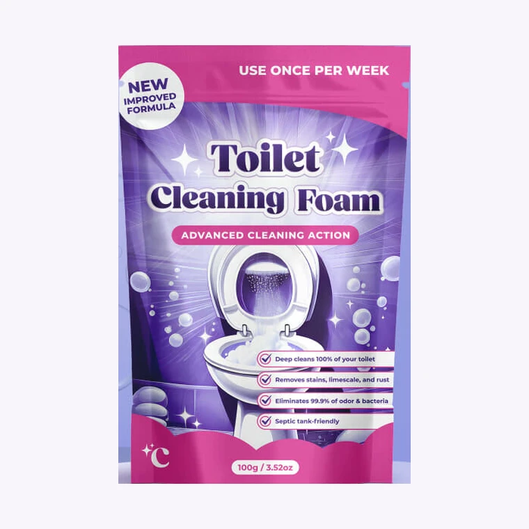 Fizzclean Foaming Toilet Cleaner stand-up pouch