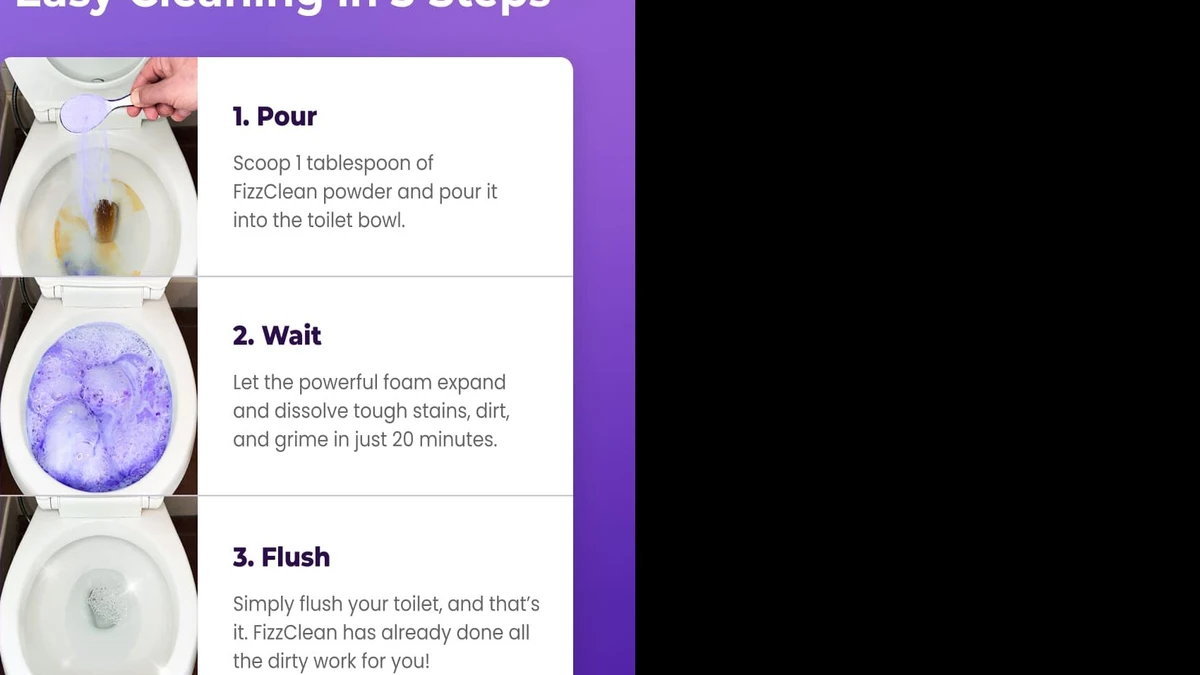 Sequential demonstration of pouring, foaming dwell, and flushing